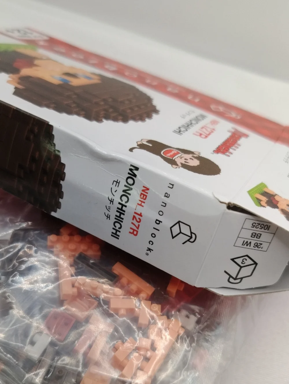 Monchhichi Nanoblock 3D Brick Build Blocks Character Collection 190Pcs *OPEN BOX
